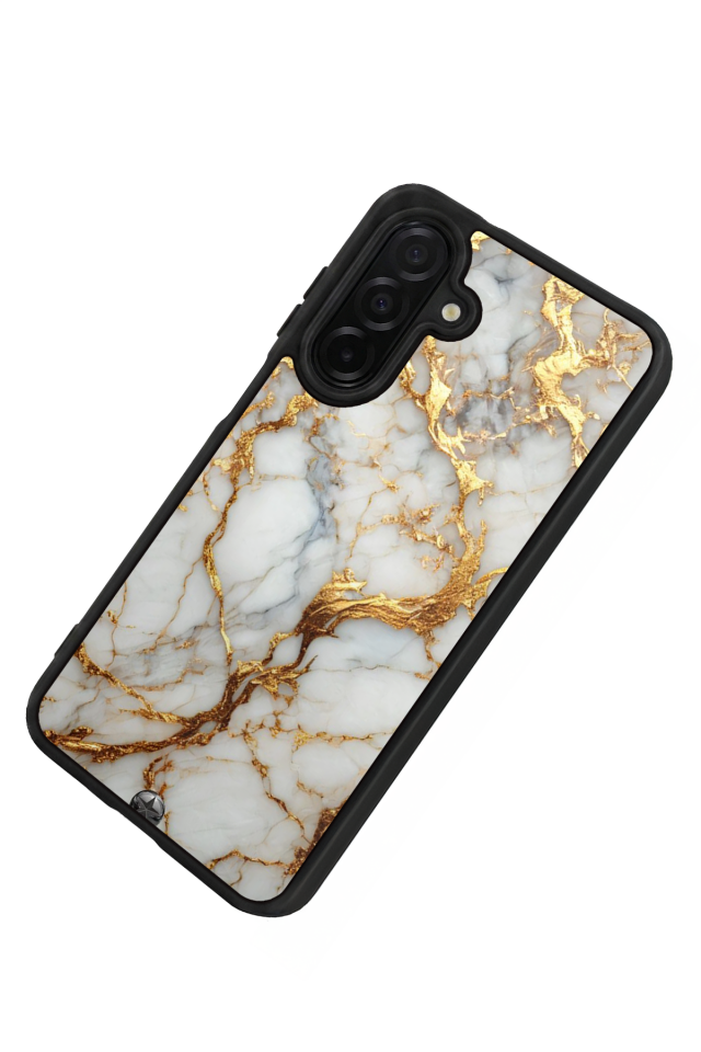 Samsung Galaxy A26 Uyumlu Mermer Marble Tasarımlı Glossy Premium Kılıf