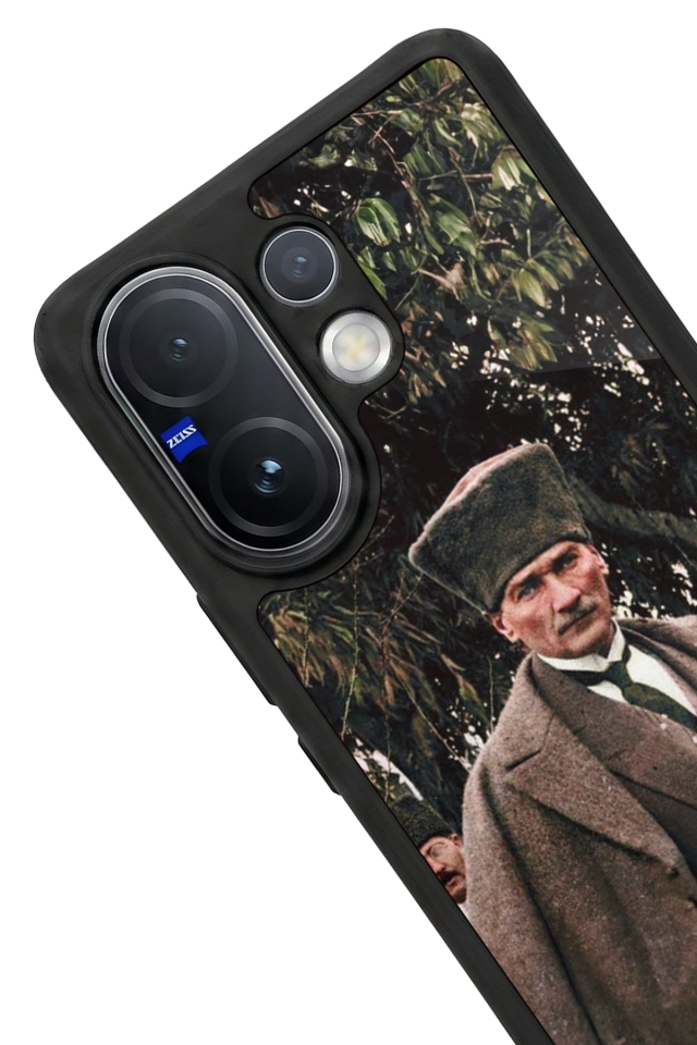 Vivo V60 Uyumlu Mustafa Kemal Ataturk Tasarımlı Glossy Premium Kılıf