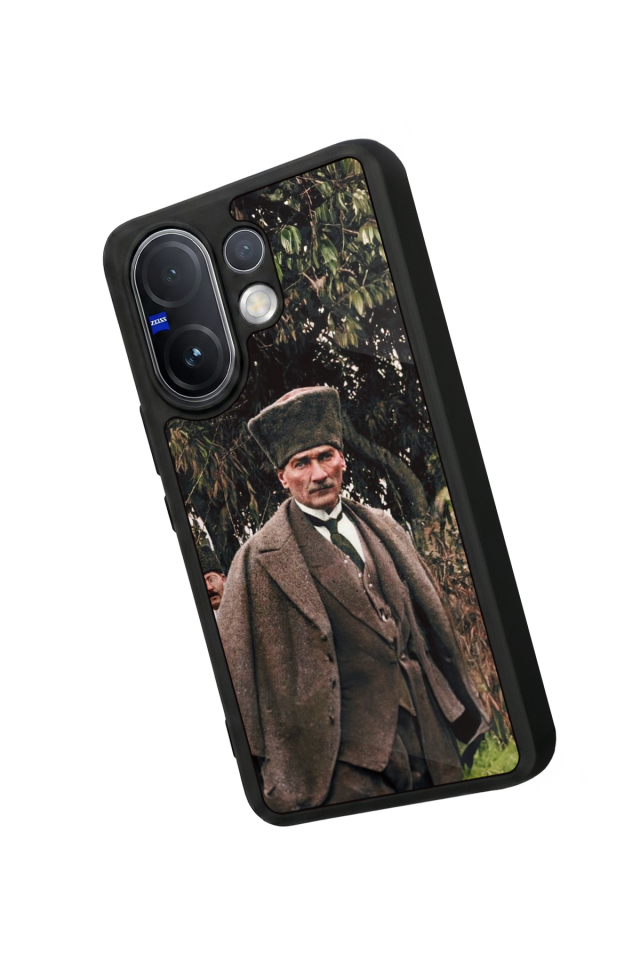 Vivo V60 Uyumlu Mustafa Kemal Ataturk Tasarımlı Glossy Premium Kılıf