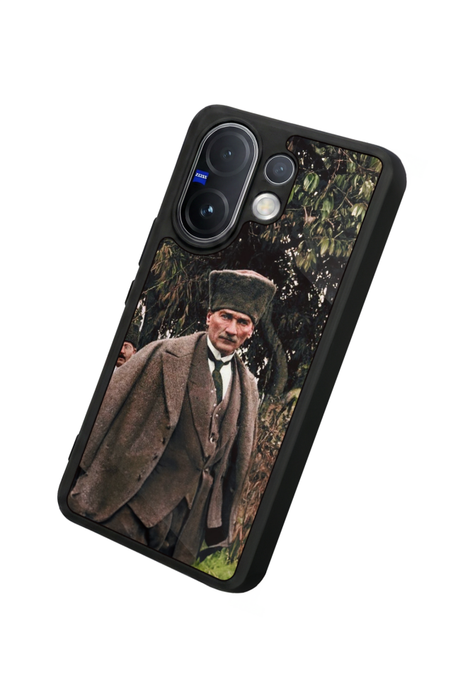 Vivo V60 Uyumlu Mustafa Kemal Ataturk Tasarımlı Glossy Premium Kılıf