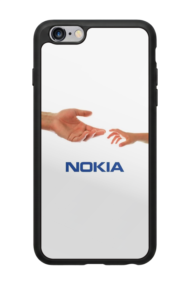 iPhone 6s Plus Uyumlu Nokia Tasarımlı Glossy Premium Kılıf