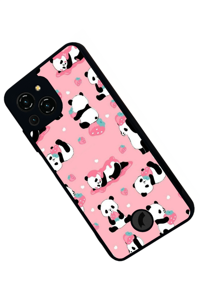 Reeder S23 Pro Max Uyumlu Panda Tasarımlı Glossy Premium Kılıf