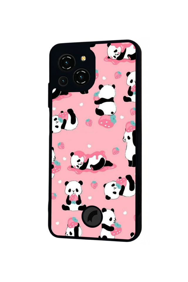 Reeder S23 Pro Max Uyumlu Panda Tasarımlı Glossy Premium Kılıf
