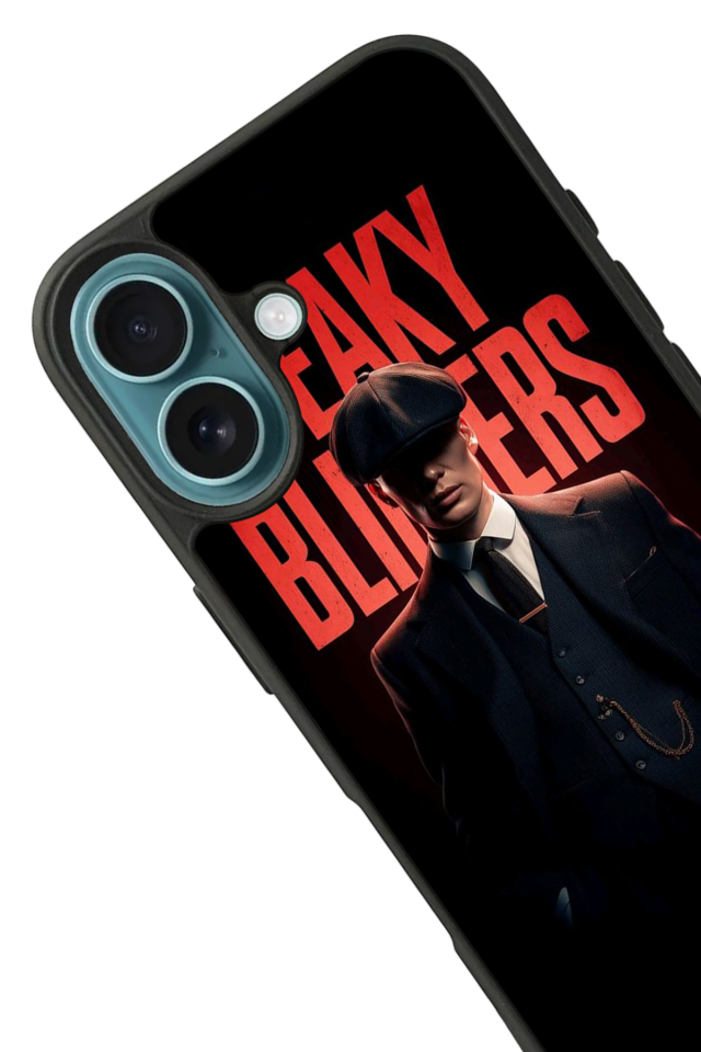 iPhone 16 Uyumlu Peaky Blinders Tasarımlı Glossy Premium Kılıf