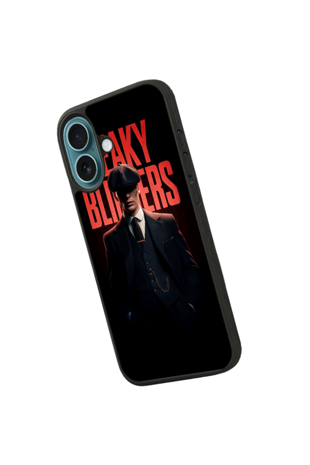 iPhone 16 Uyumlu Peaky Blinders Tasarımlı Glossy Premium Kılıf