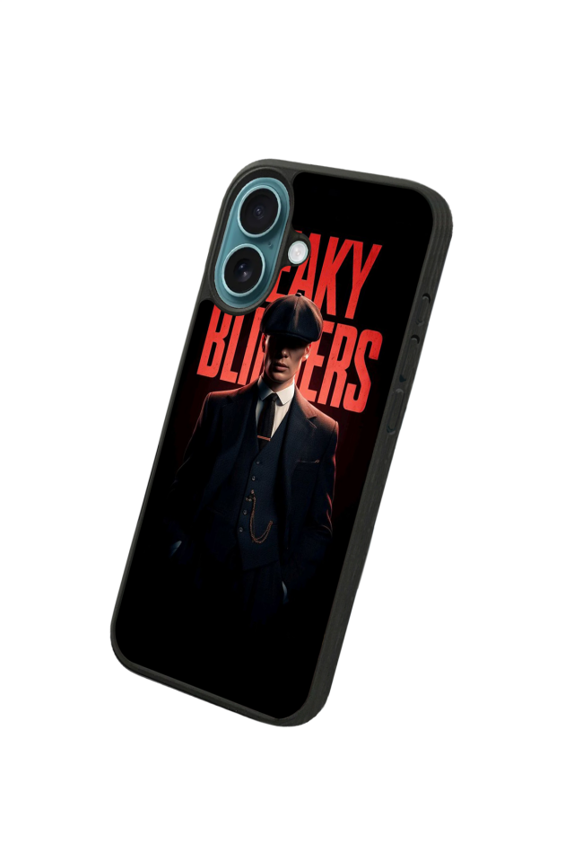 iPhone 16 Uyumlu Peaky Blinders Tasarımlı Glossy Premium Kılıf