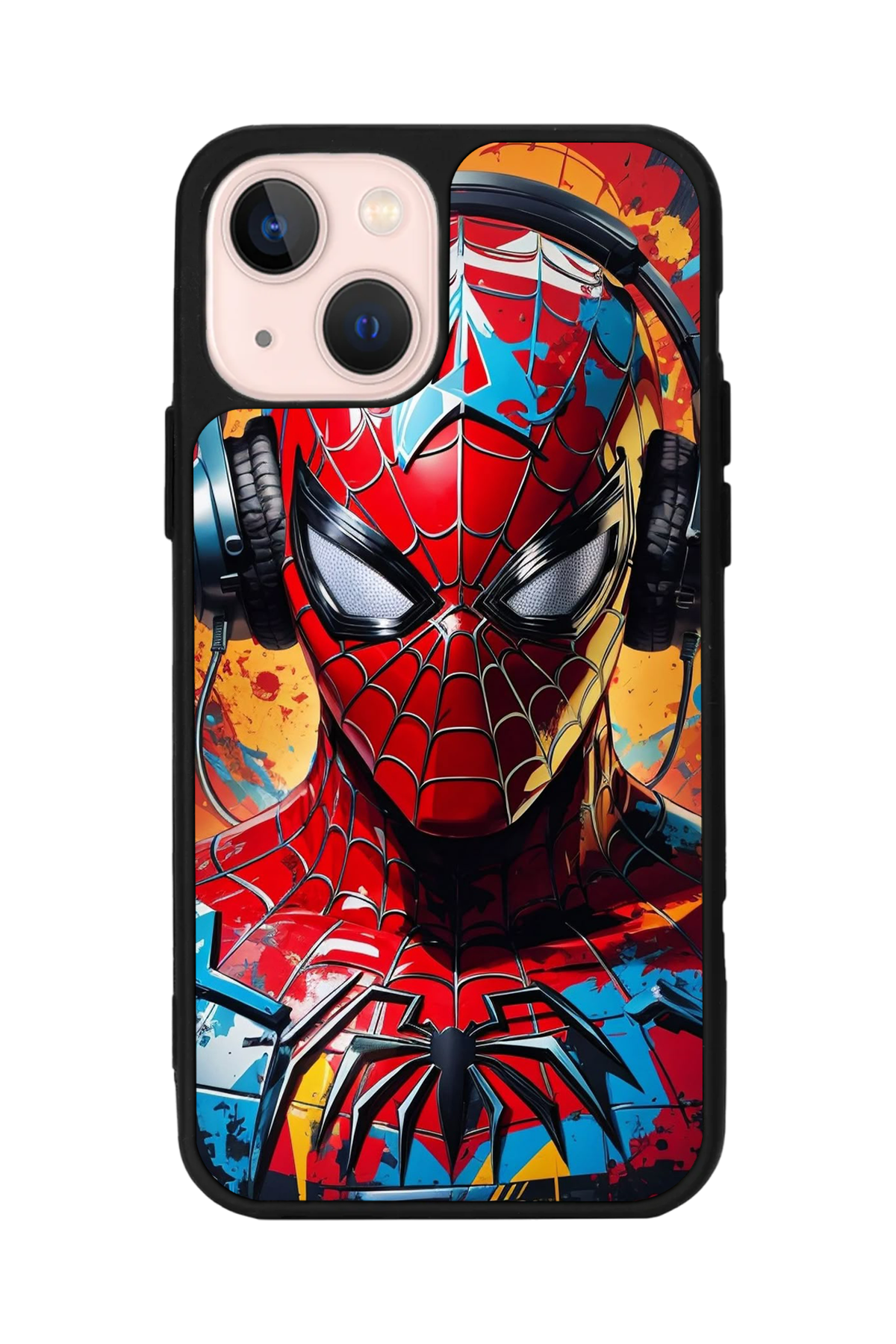 iPhone 15 Uyumlu Spider Man ( Örümcek Adam ) Tasarımlı Glossy Premium Kılıf