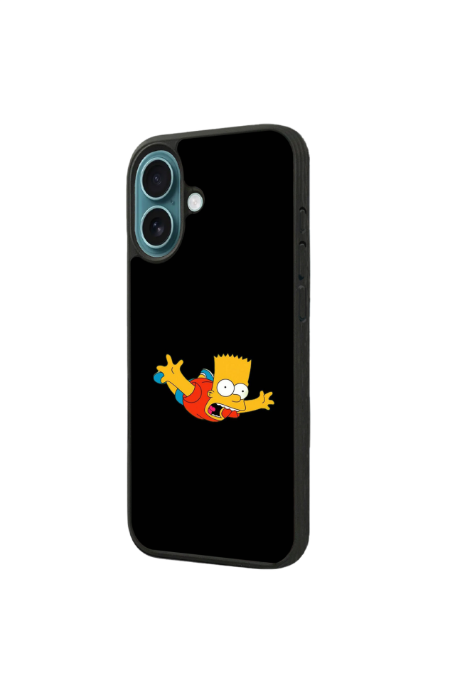 iPhone 16 Plus Uyumlu The Simpsons Tasarımlı Glossy Premium Kılıf