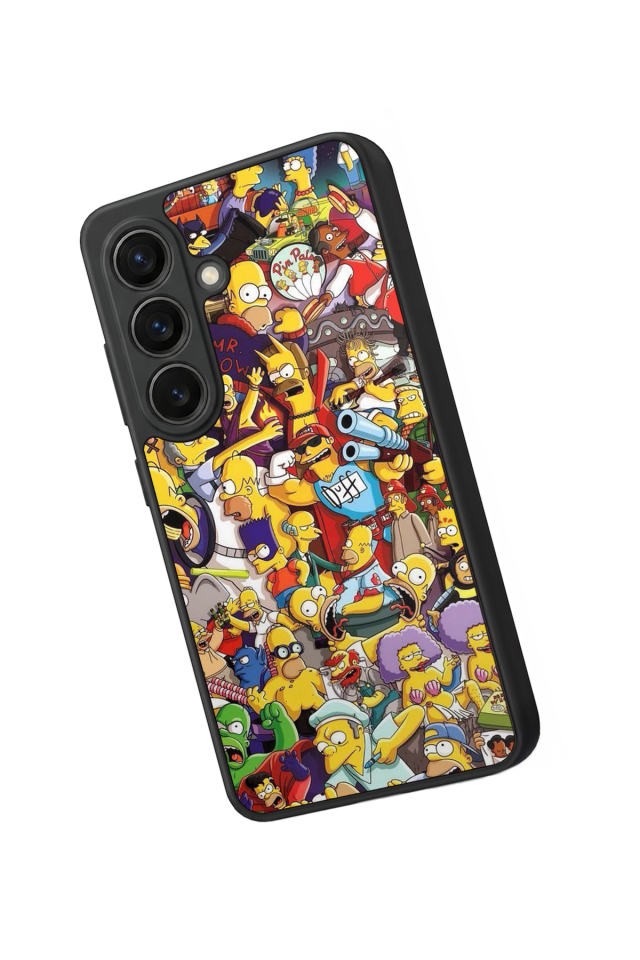 Samsung Galaxy S26 Uyumlu The Simpsons Tasarımlı Glossy Premium Kılıf