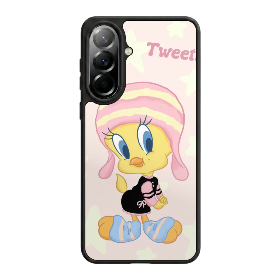 Samsung Galaxy A37 Uyumlu Tweety Tasarımlı Glossy Premium Kılıf