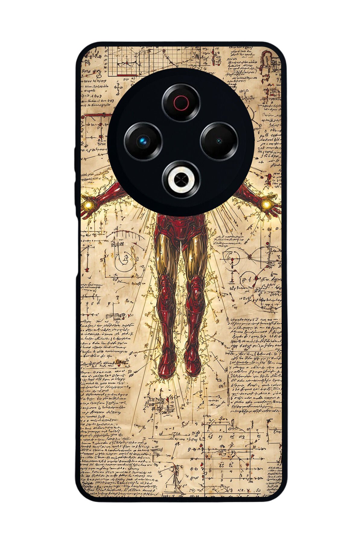 Tecno Spark 30 Uyumlu Iron Man ( Demir Adam ) Tasarımlı Glossy Premium Kılıf