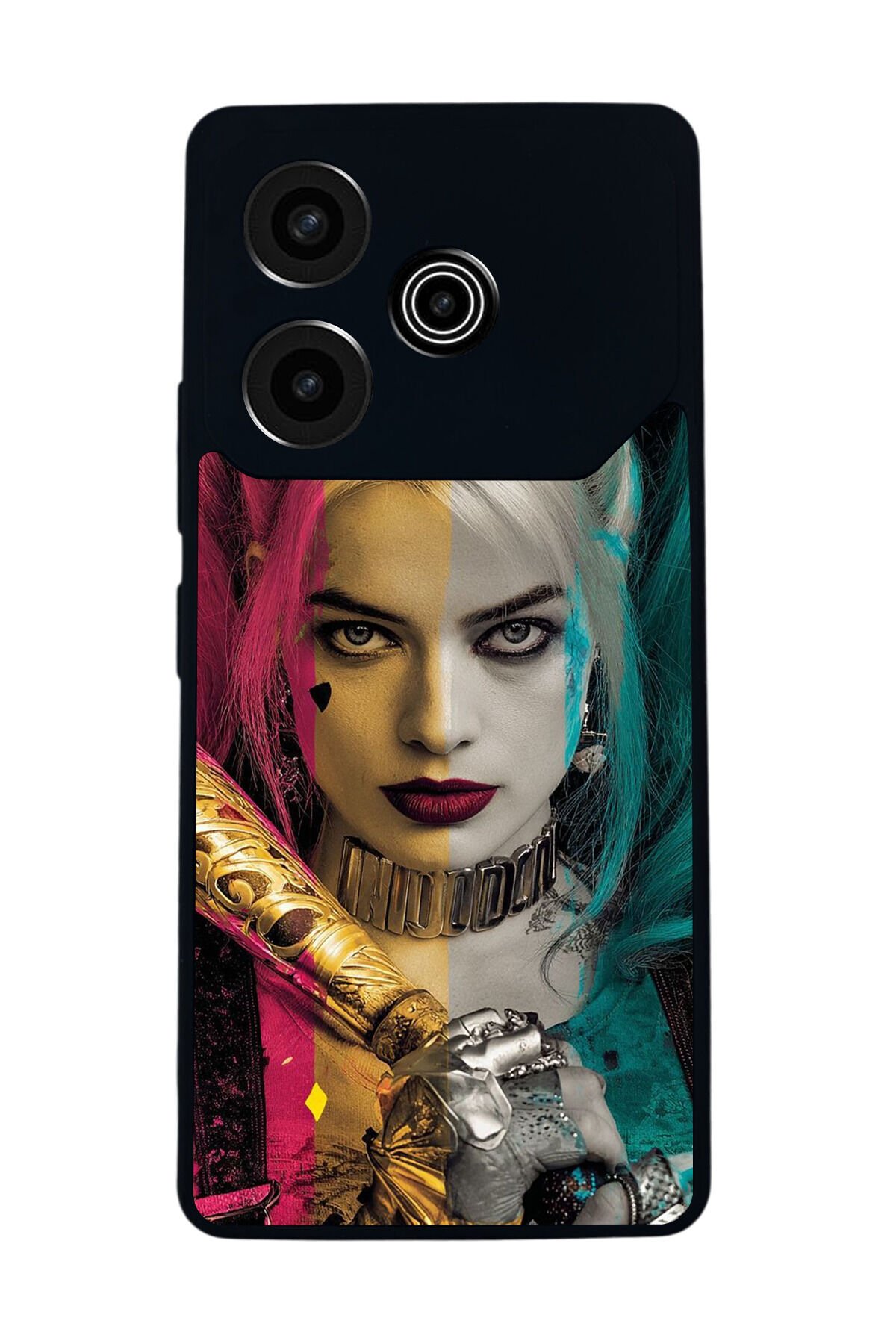 Tecno Pova 6 Uyumlu HarleyQueen Tasarımlı Glossy Premium Kılıf