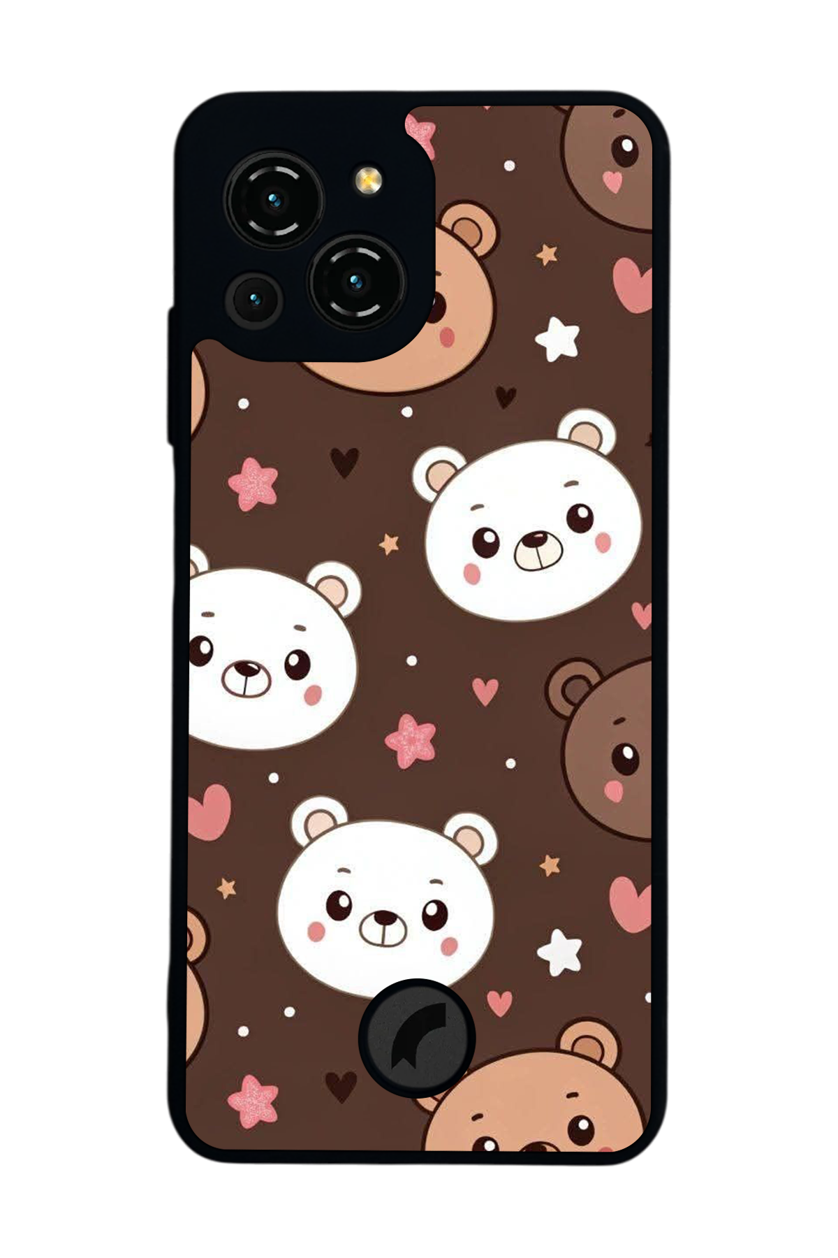 Reeder S23 Pro Max Uyumlu Ayı Tasarımlı Glossy Premium Kılıf