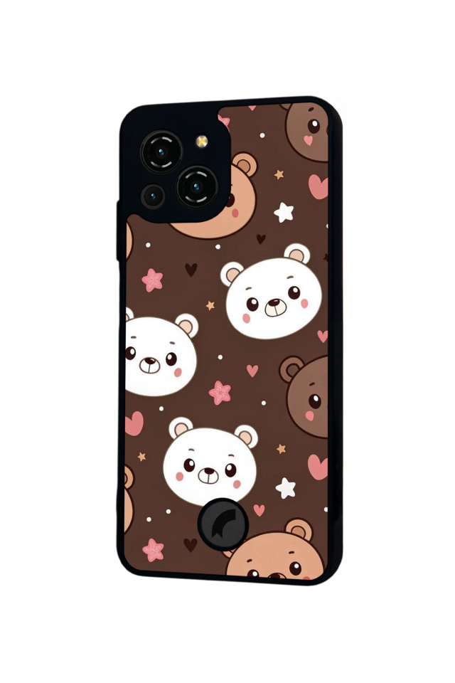 Reeder S23 Pro Max Uyumlu Ayı Tasarımlı Glossy Premium Kılıf