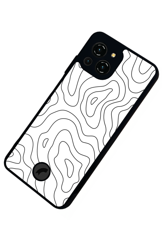 Reeder S23 Pro Max Uyumlu Çizgi Sanatı Tasarımlı Glossy Premium Kılıf