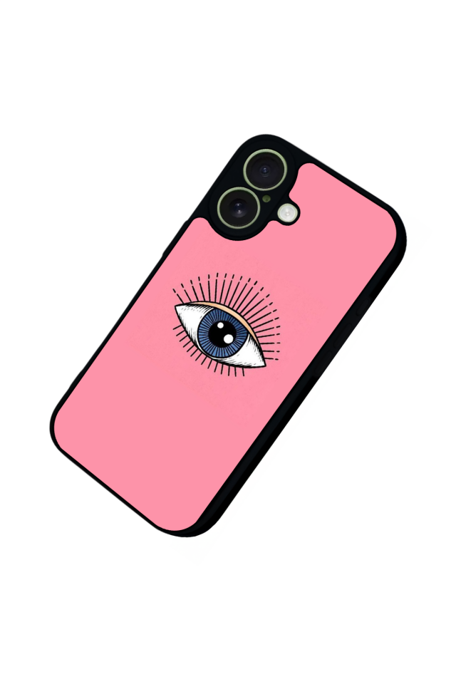 iPhone 17 Uyumlu Göz Tasarımlı Glossy Premium Kılıf