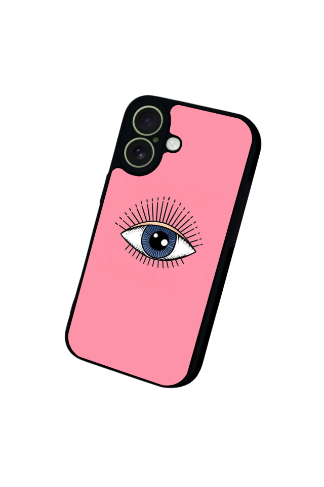 iPhone 17 Uyumlu Göz Tasarımlı Glossy Premium Kılıf