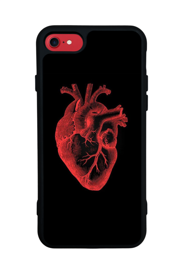 iPhone 8 Uyumlu Kalp Love Tasarımlı Glossy Premium Kılıf