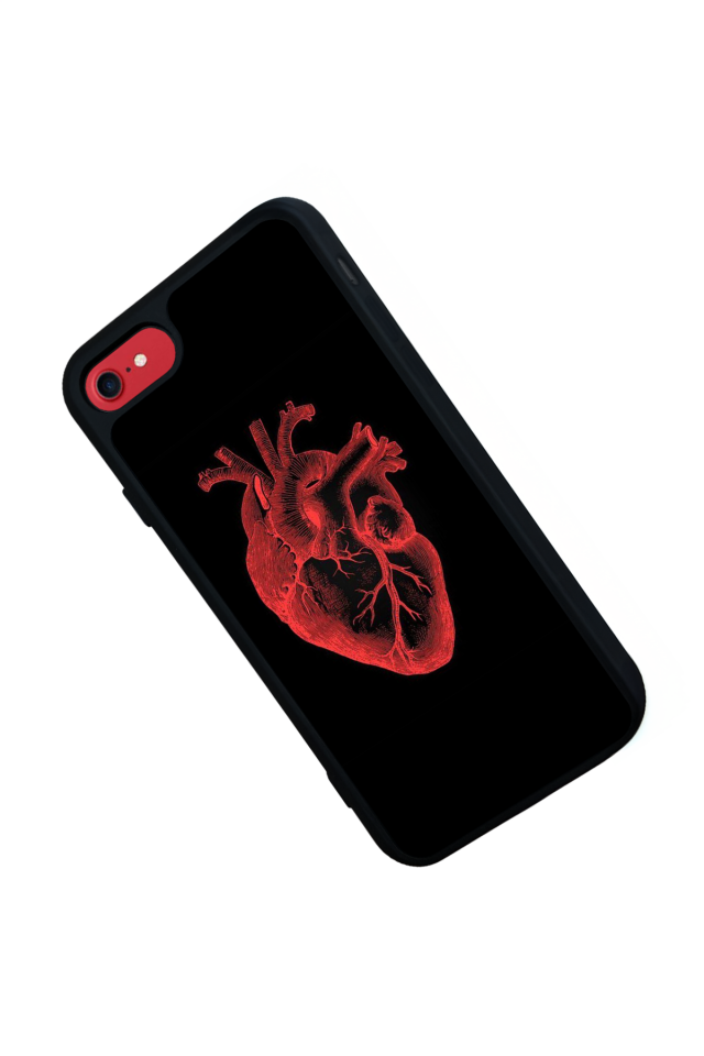 iPhone 8 Uyumlu Kalp Love Tasarımlı Glossy Premium Kılıf