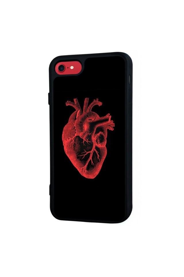 iPhone 8 Uyumlu Kalp Love Tasarımlı Glossy Premium Kılıf