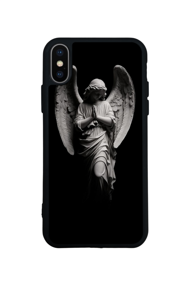 iPhone XS Max Uyumlu Melek Tasarımlı Glossy Premium Kılıf