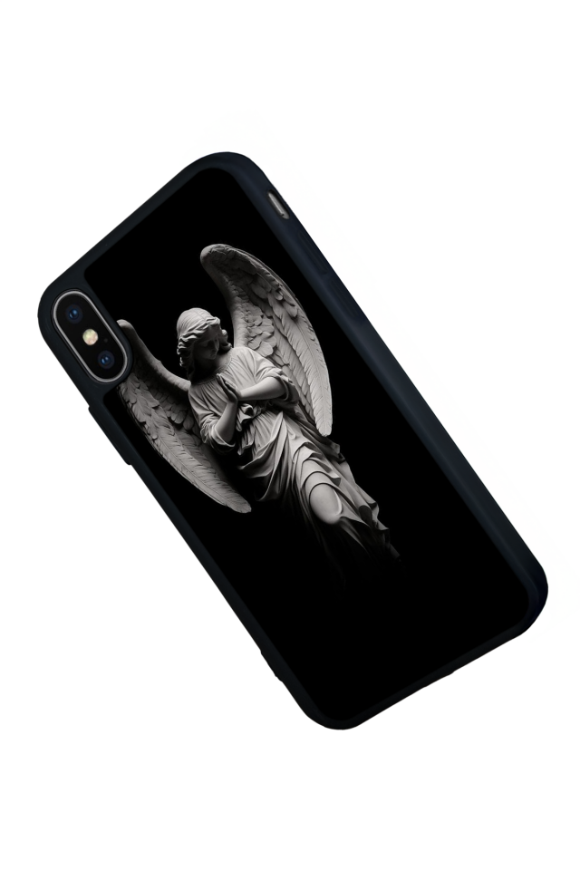 iPhone XS Max Uyumlu Melek Tasarımlı Glossy Premium Kılıf