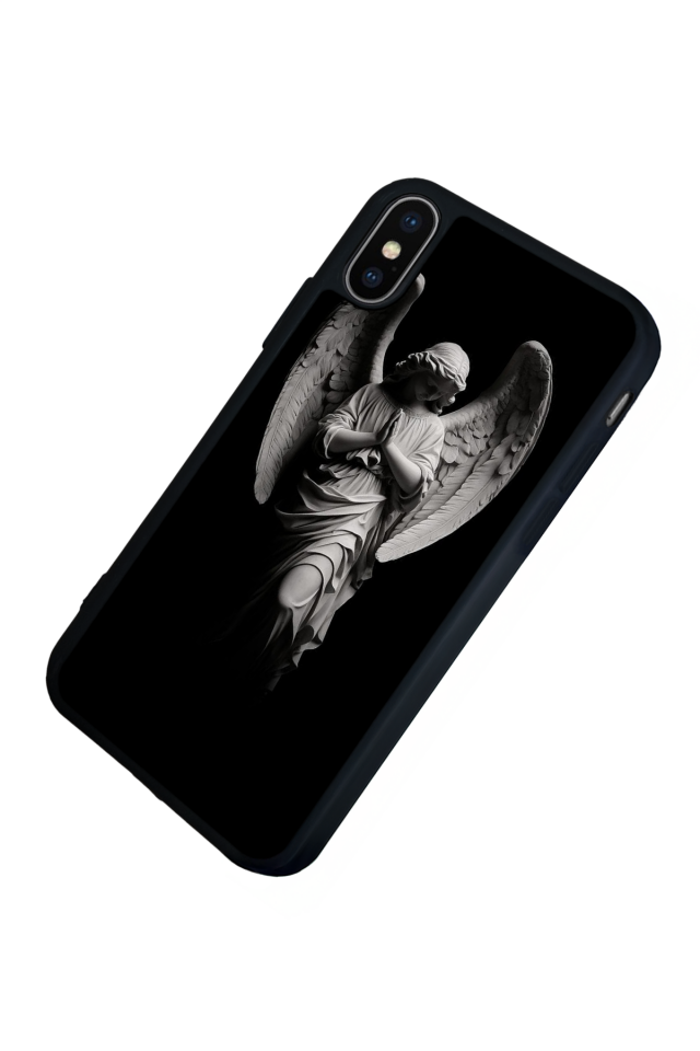 iPhone XS Max Uyumlu Melek Tasarımlı Glossy Premium Kılıf