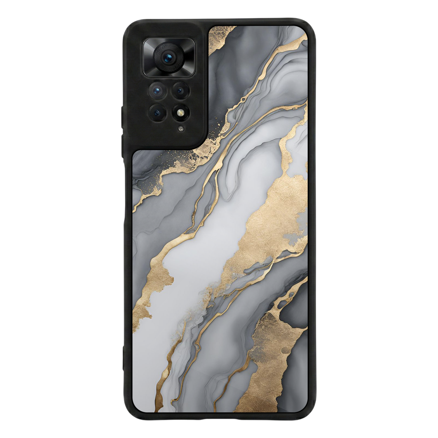 Xiaomi Redmi Note 12 Pro Uyumlu Mermer Marble Tasarımlı Glossy Premium Kılıf
