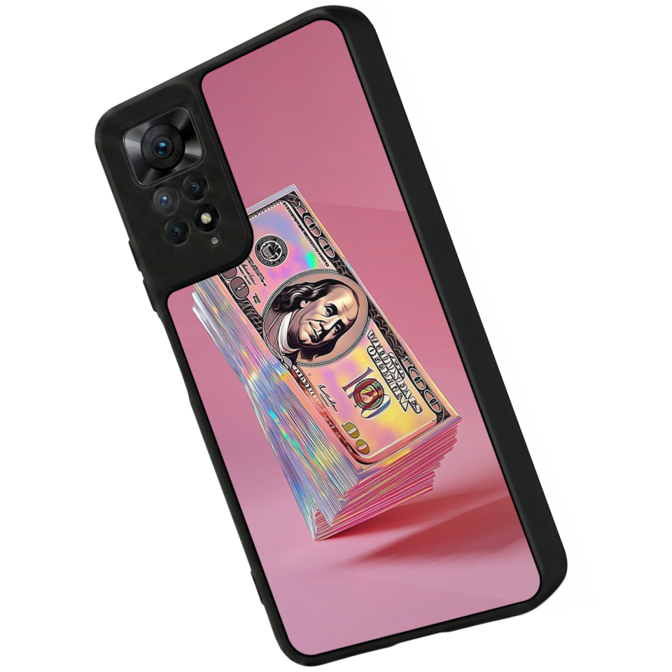 Xiaomi Redmi Note 11 Pro Uyumlu Money Para Tasarımlı Glossy Premium Kılıf