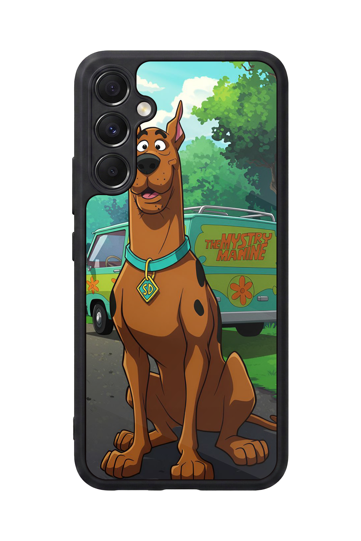 Samsung Galaxy M34 Uyumlu Scooby Doo Tasarımlı Glossy Premium Kılıf
