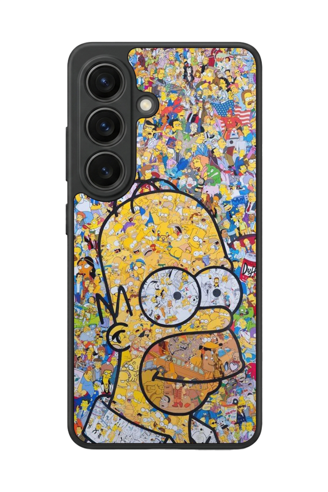 Samsung Galaxy S26 Uyumlu The Simpsons Tasarımlı Glossy Premium Kılıf