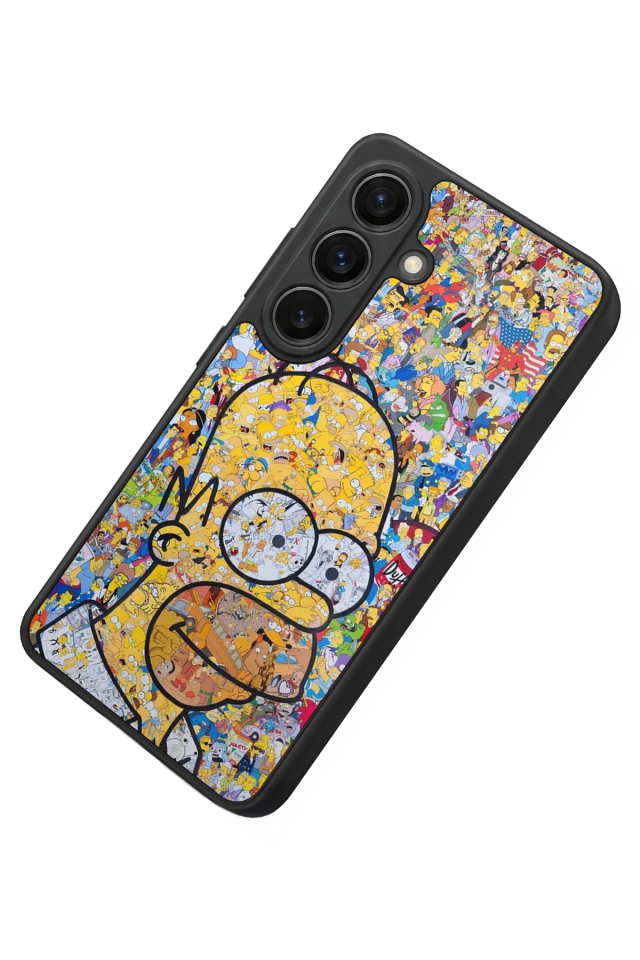 Samsung Galaxy S26 Uyumlu The Simpsons Tasarımlı Glossy Premium Kılıf