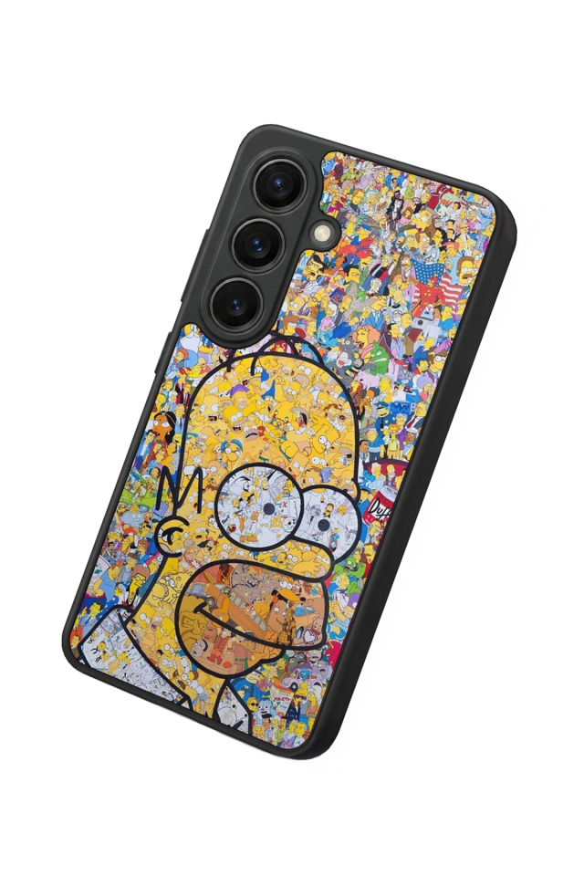 Samsung Galaxy S26 Uyumlu The Simpsons Tasarımlı Glossy Premium Kılıf