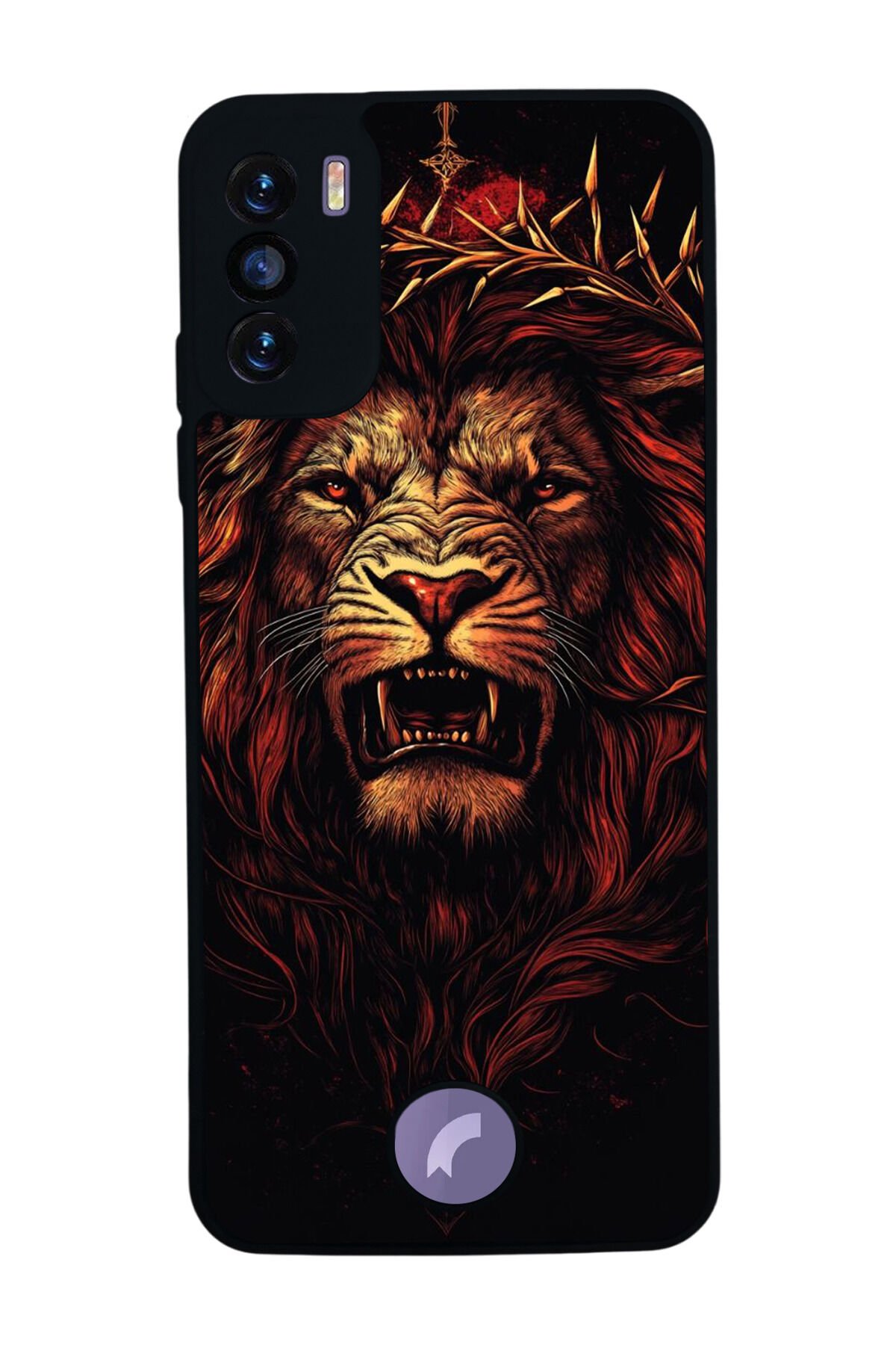 Reeder S19 Max Pro S Uyumlu Aslan Tasarımlı Glossy Premium Kılıf