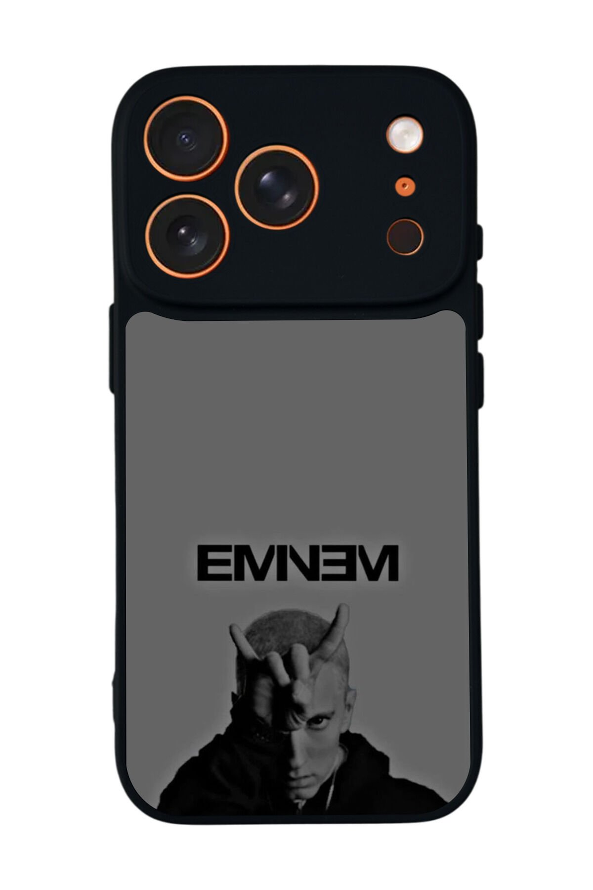 iPhone 17 Pro Max Uyumlu Eminem Tasarımlı Glossy Premium Kılıf