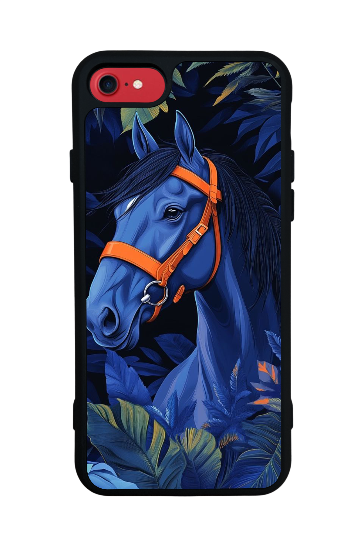 iPhone SE Uyumlu At Horse Tasarımlı Glossy Premium Kılıf