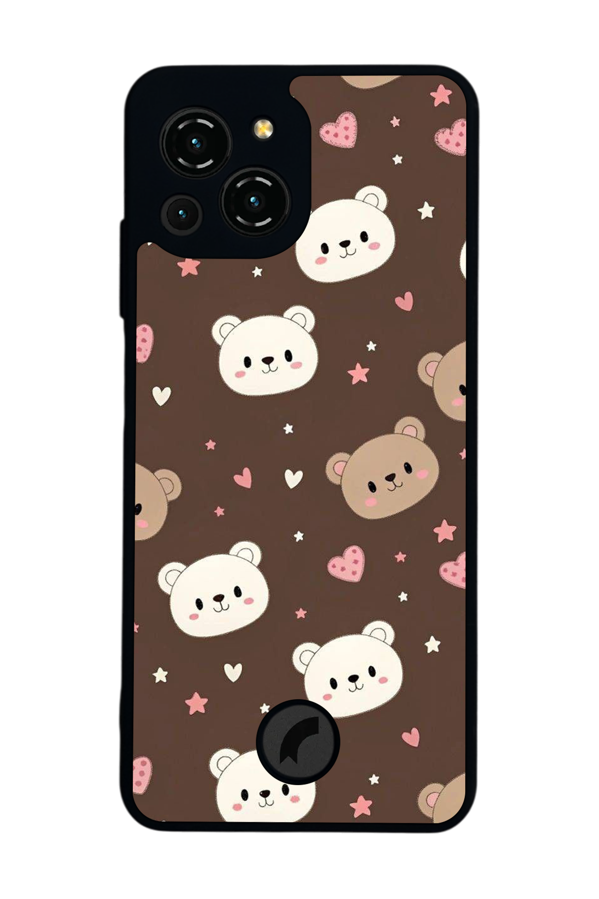 Reeder S23 Pro Max Uyumlu Ayı Tasarımlı Glossy Premium Kılıf