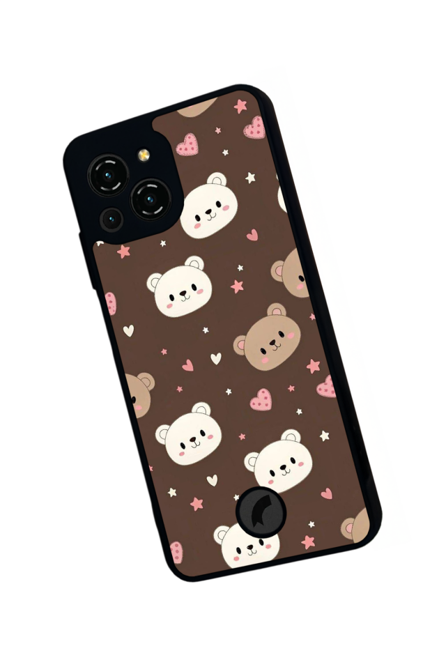 Reeder S23 Pro Max Uyumlu Ayı Tasarımlı Glossy Premium Kılıf