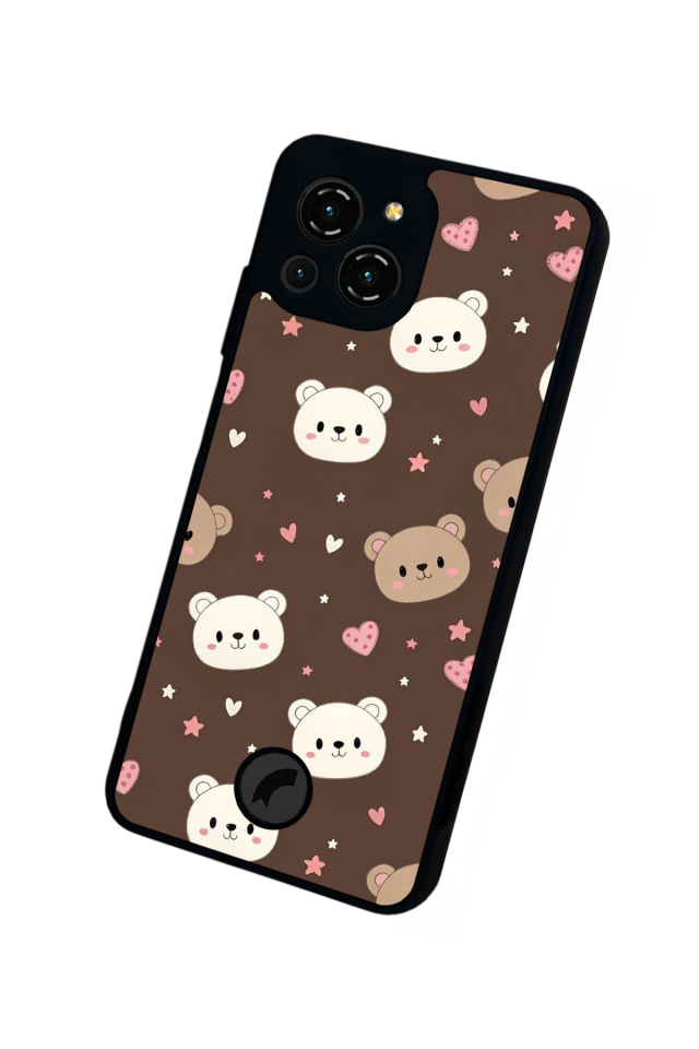 Reeder S23 Pro Max Uyumlu Ayı Tasarımlı Glossy Premium Kılıf