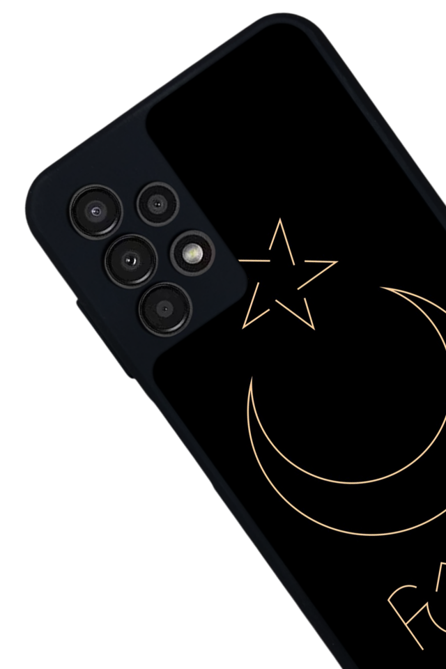 Samsung Galaxy A13 Uyumlu Bozkurt Tasarımlı Glossy Premium Kılıf