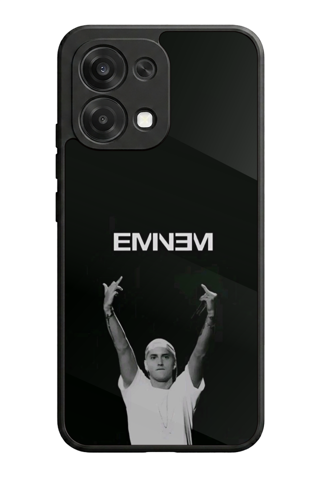 Oppo A6 Pro Uyumlu Eminem Tasarımlı Glossy Premium Kılıf