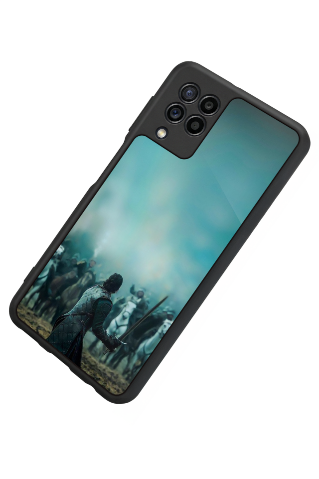 Samsung Galaxy M22 Uyumlu GameOfThrones Tasarımlı Glossy Premium Kılıf