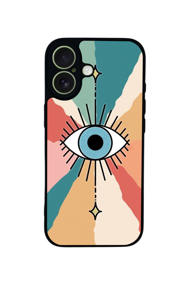 iPhone 17 Uyumlu Göz Tasarımlı Glossy Premium Kılıf