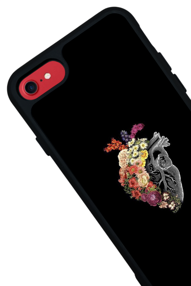 iPhone 8 Uyumlu Kalp Love Tasarımlı Glossy Premium Kılıf