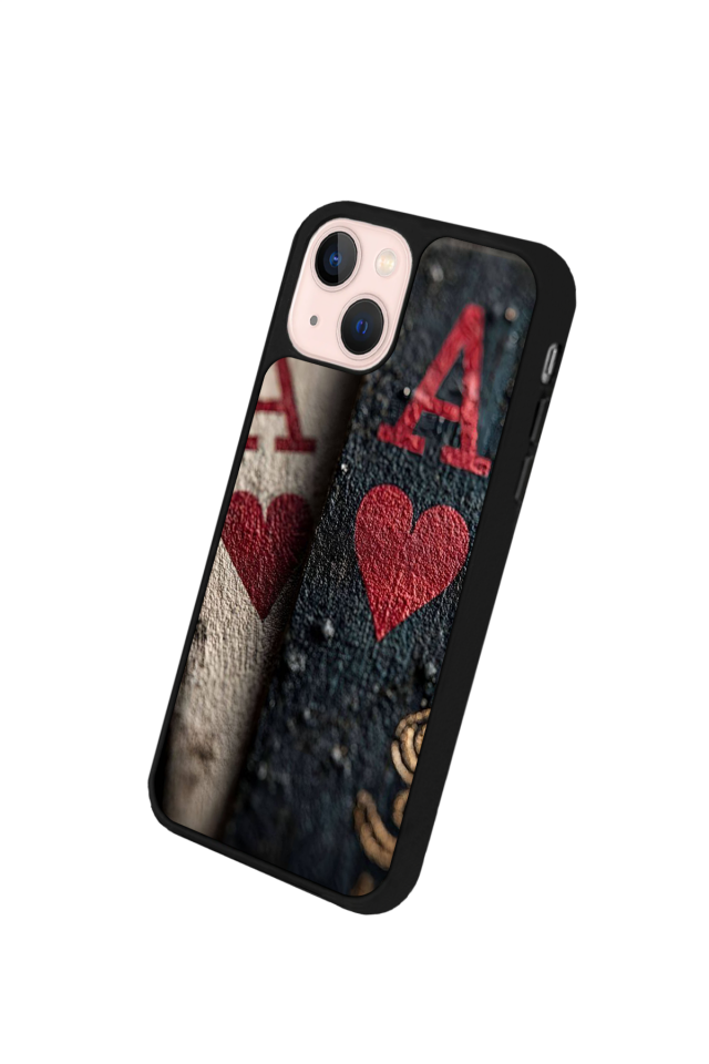 iPhone 13/14 Uyumlu Kart Tasarımlı Glossy Premium Kılıf