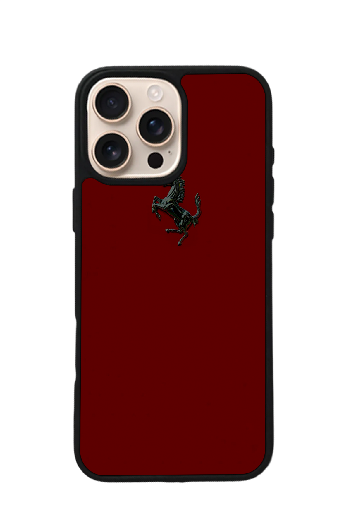 iPhone 15 Pro Uyumlu Kirmizi Tasarımlı Glossy Premium Kılıf