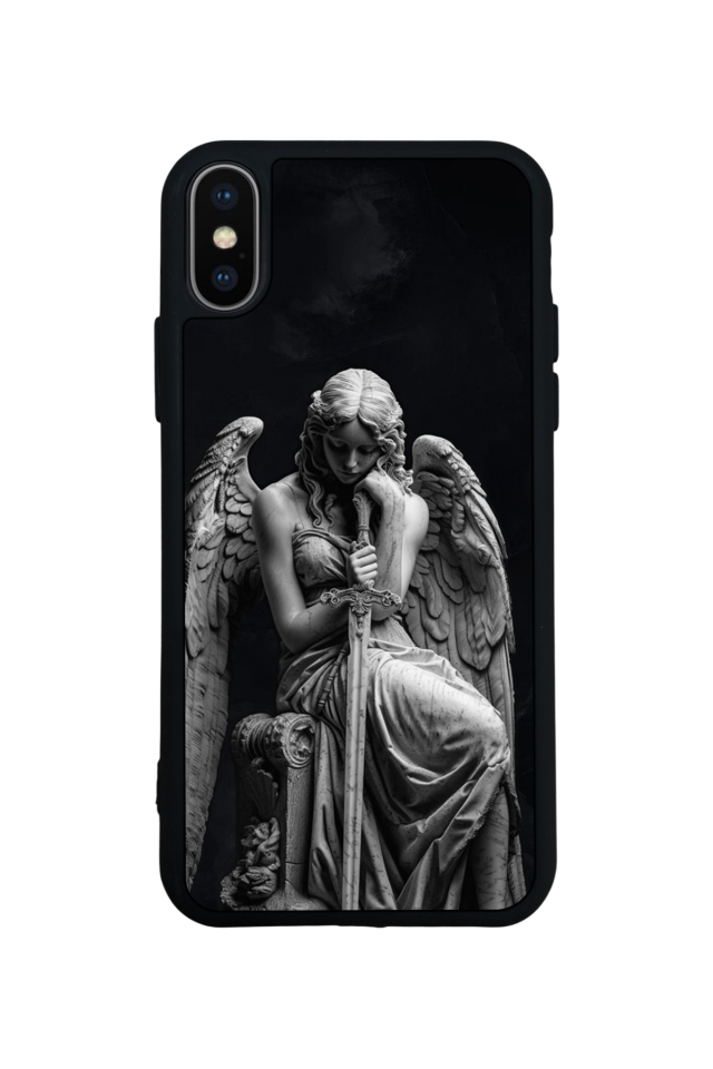 iPhone XS Max Uyumlu Melek Tasarımlı Glossy Premium Kılıf