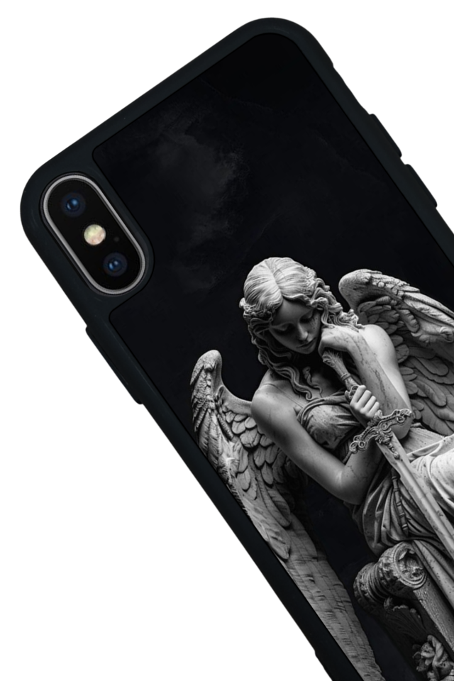 iPhone XS Max Uyumlu Melek Tasarımlı Glossy Premium Kılıf