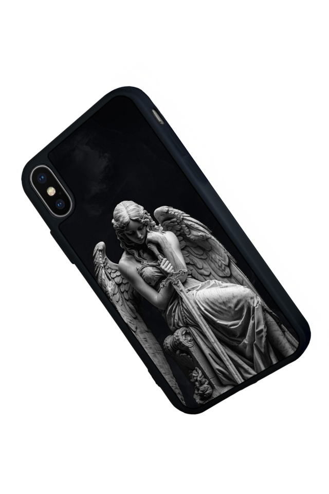 iPhone XS Max Uyumlu Melek Tasarımlı Glossy Premium Kılıf