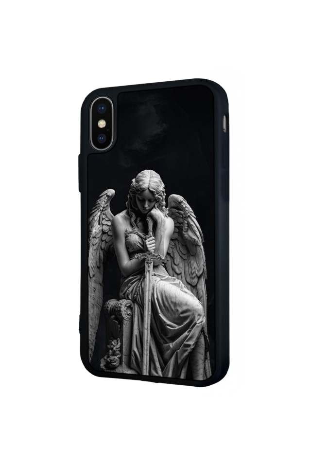 iPhone XS Max Uyumlu Melek Tasarımlı Glossy Premium Kılıf